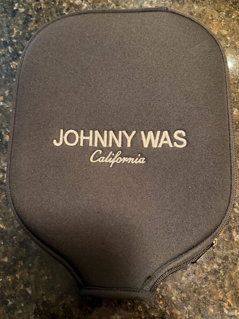 Johnny Was Black Neoprene Pickleball Paddle Cover
